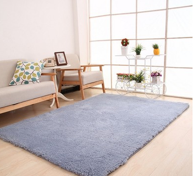 Living Room Rug Area Solid Carpet: Plush Comfort for Every Space - Minihomy