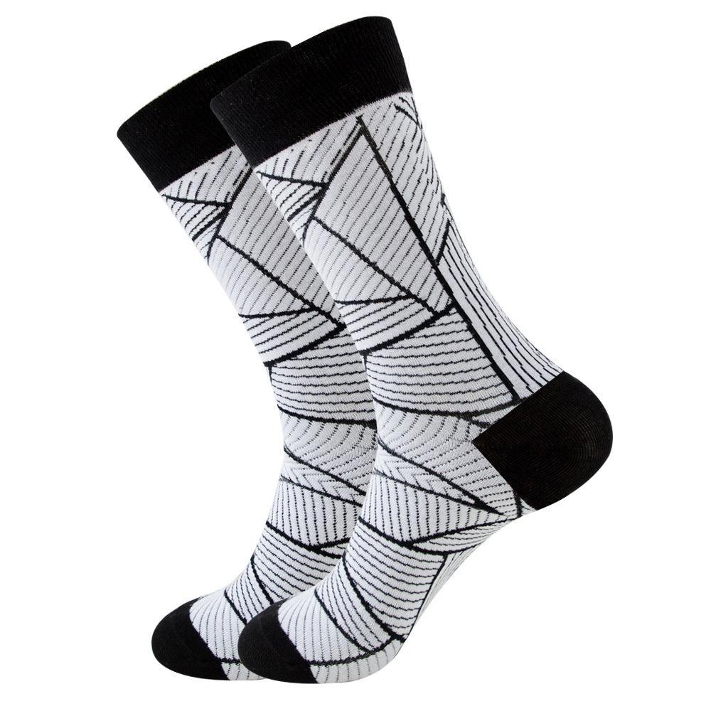 Geometric Fruit Women Socks Street Trend - Minihomy