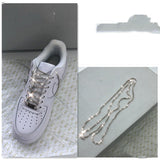 Anti-hook diamond shoelace chain