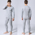 Men Round Neck Warm Pajamas Suit - Minihomy