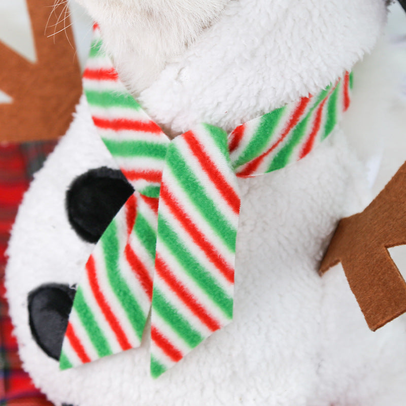 Dog Christmas Pet Clothes Standing Snowman - Minihomy