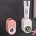 Punch-free toothbrush toothpaste rack - Minihomy