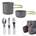 Outdoor Portable Camping Cooker With Cutlery - Minihomy