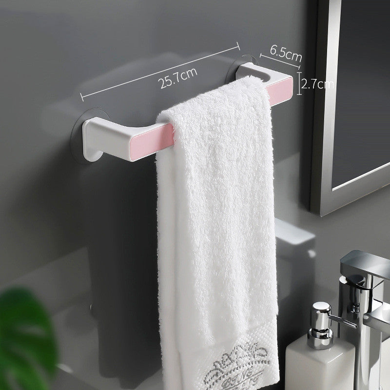 Towel Rack Free Punching Toilet Bathroom Suction Cup Towel Rack