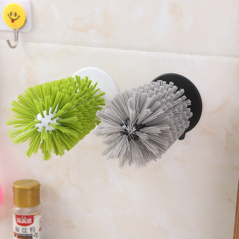 Kitchen Multi Functional Suction Cup Brush Cup Scrubber - Minihomy