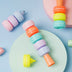 6pcs Novelty Cookie Highlighter Pen Set Macaron Cake Fluorescent Color Marker Liner - Minihomy