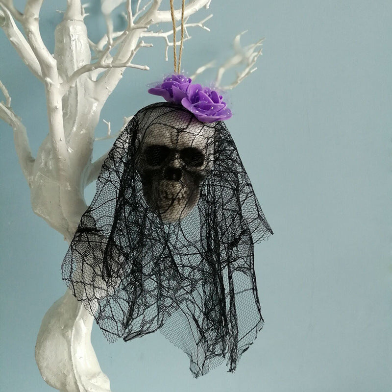 Halloween Hanging Skull Head Ghost Halloween Decoration - Minihomy