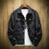 Men's hole loose denim cotton jacket - Minihomy