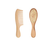 Baby Wool Brush Set Bathing Soft Hair Brush - Minihomy