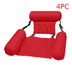 PVC Inflatable Foldable Floating Row Swimming Pool Water Hammock