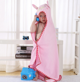 Animal cartoon baby cloak towel blanket