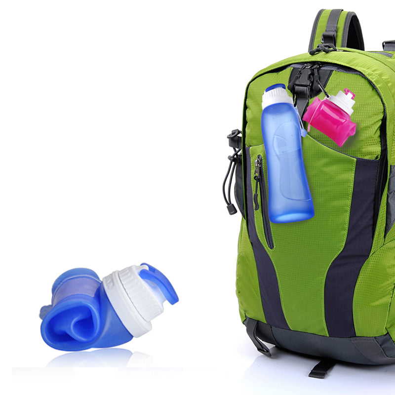 Multifunctional Silicone Sports Folding Water Bottle - Minihomy