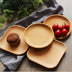 Japanese wooden dish, whole dish, dessert, western food, baking, kitchen supplies