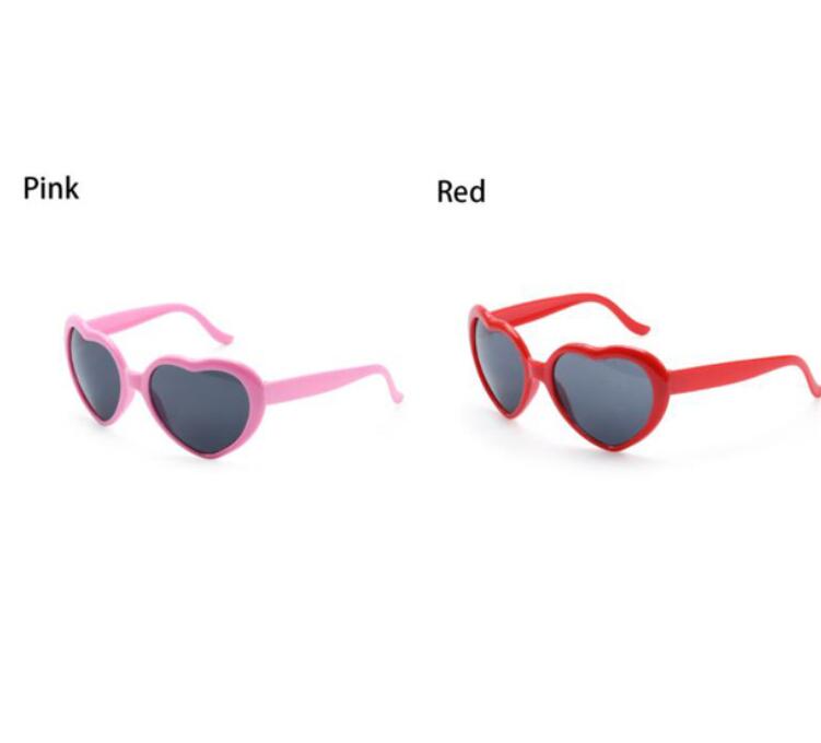 Heart-shaped Lights Become Love Special Effects Glasses Sunglasses