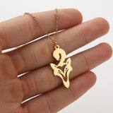 Ins Light Luxury Personality Cute Cartoon Animal Pendant Necklace - Minihomy