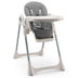 Baby Folding High Chair Dining Chair with Adjustable Height and Footrest-Gray - Color: Gray - Minihomy