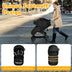 5-Point Harness Lightweight Infant Stroller with Foot Cover and Adjustable Backrest-Black - Color: Black - Minihomy