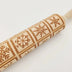 Christmas Gift Sleigh Pattern Embossed Rolling Pin - Minihomy