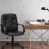 Ergonomic Office Chair with 360-degree Wheels - Color: Black - Minihomy