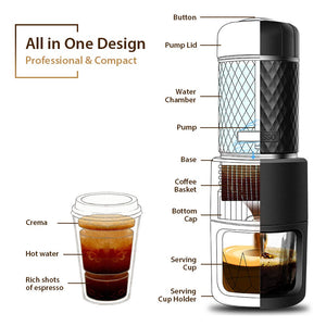Portable Manual Espresso Coffee Machine