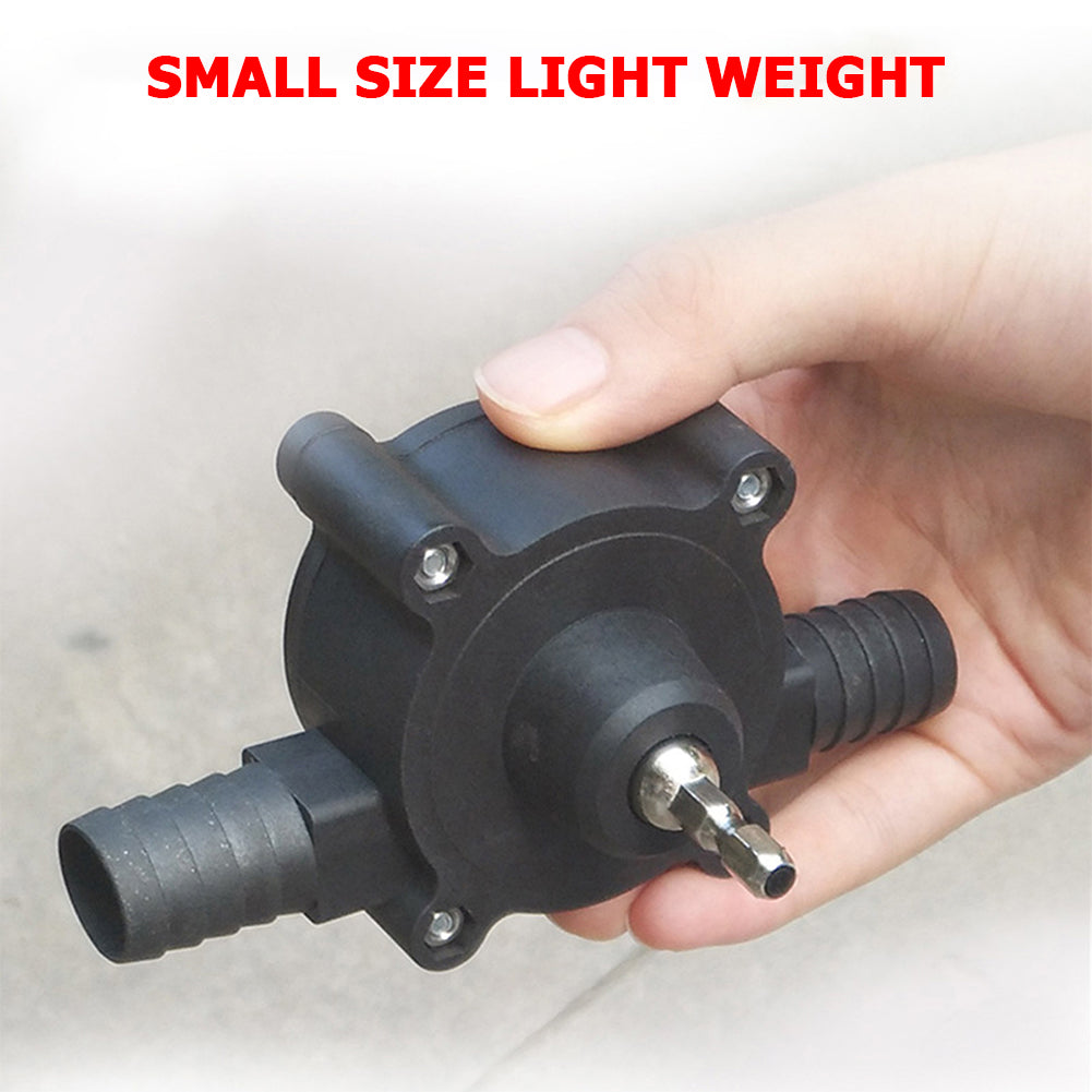 Portable Electric Drill Pump Diesel Oil Fluid Water Pump Mini Hand Self-priming Liquid Transfer Pumps - Minihomy