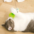 Interactive Cat Toy Funny Simulation Feather for Kitten Playing Teaser Wand