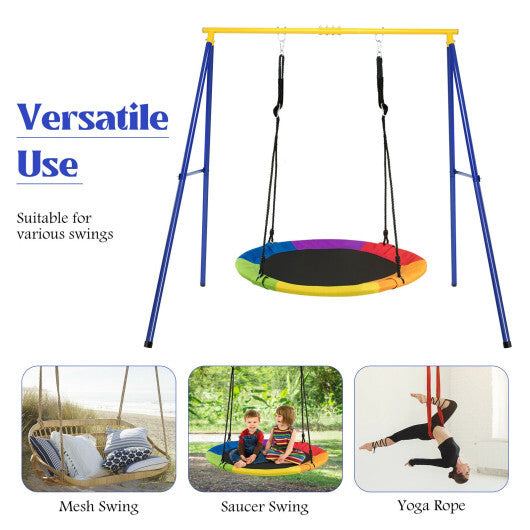 Extra Large Heavy Duty A-Frame Steel Swing Stand - Minihomy