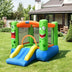 Inflatable Bounce House Jumper Castle Kid's Playhouse without Blower - Color: Multicolor - Minihomy