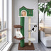 Multi-level Cat Tree with Condo andand Anti-tipping Device-Green - Color: Green - Minihomy