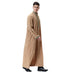 Muslim Arab Middle East Men's Applique Stand Collar Robe - Minihomy