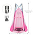 2-in-1 40 Inch Kids Hanging Chair Detachable Swing Tent Set-Pink - Color: Pink - Minihomy