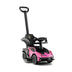 3-in-1 Licensed Lamborghini Ride on Push Car with Handle Guardrail-Pink - Color: Pink - Minihomy