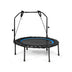 40 Inch Foldable Fitness Rebounder with Resistance Bands Adjustable Home-Blue - Color: Blue - Minihomy