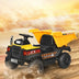 12V Battery Kids Ride On Dump Truck with Electric Bucket and Dump Bed-Yellow - Color: Yellow - Minihomy