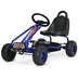 4 Wheel Pedal Powered Ride On with Adjustable Seat-Blue - Color: Blue - Minihomy