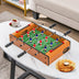 20 Inch Indoor Competition Game Soccer Table - Color: Brown - Minihomy