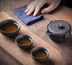 Travel Tea Set Portable Bag Kung Fu Teacup