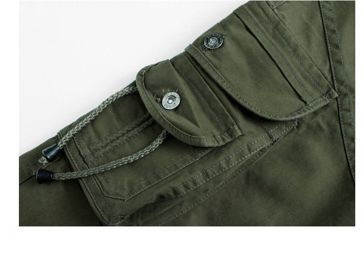 Pockets Loose And Versatile Outdoor Trousers Overalls - Minihomy