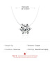 Multi-claw Diamond Zircon Pendant Necklace - Minihomy