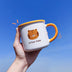 Love Tiger Ceramic Mark Drinking Cup - Minihomy