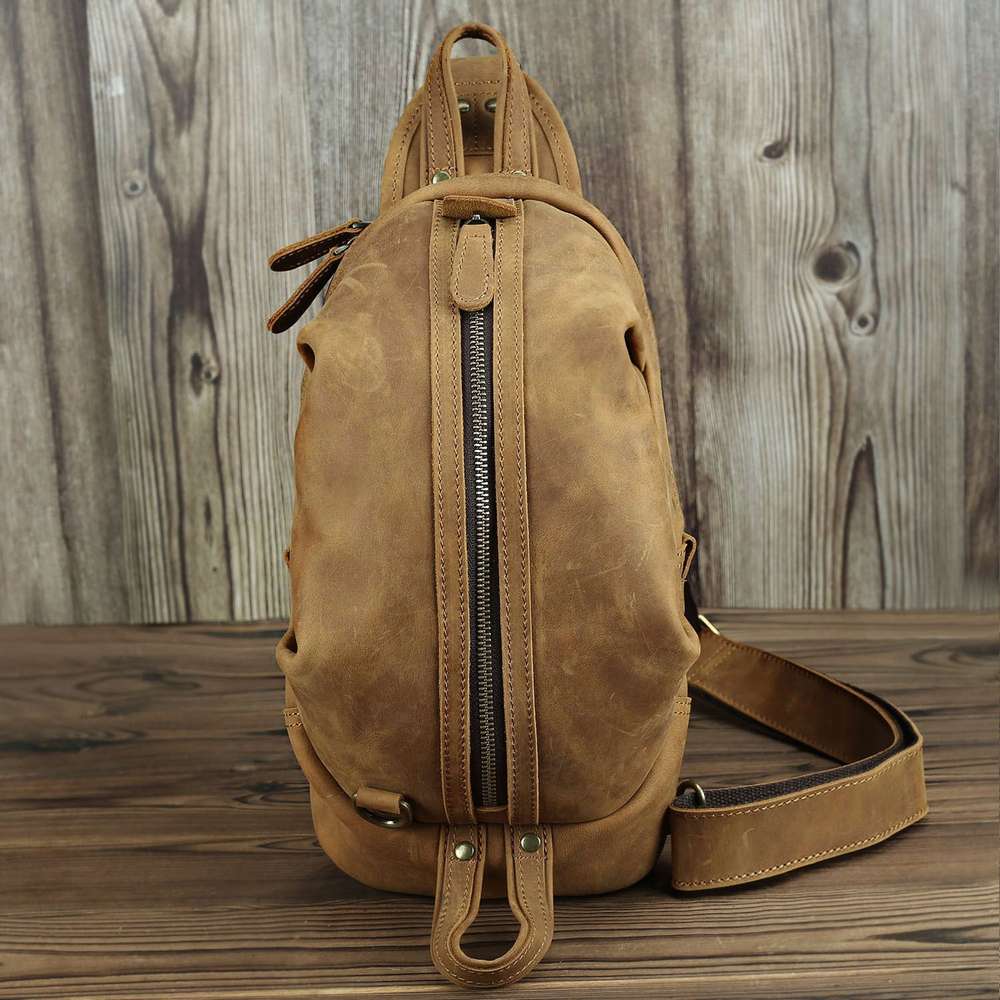 Large-capacity First Layer Retro Cowhide Bag - Minihomy