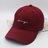 Three Bar Baseball Cap Men's Soft Top Casual