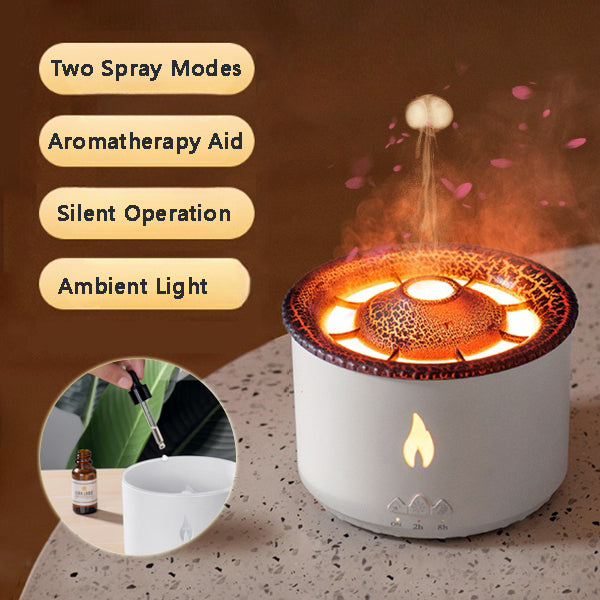 Creative Ultrasonic Volcano Essential Oil Humidifier - Minihomy