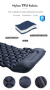 Outdoor Sleeping Pad Camping Inflatable Mattress With Pillows Travel Mat Folding Bed Ultralight Air Cushion Hiking Trekking - Minihomy