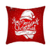 Merry Christmas Cushion Cover Sofa Pillow Cover Home Decor Pillowcase Christmas Decoration - Minihomy