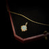 Opal Court Style Glow Gold Plated 14k Yellow Gold Necklace - Minihomy