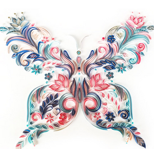 20 Inch Butterfly Quilling Illustration Material Pack Slot - Minihomy