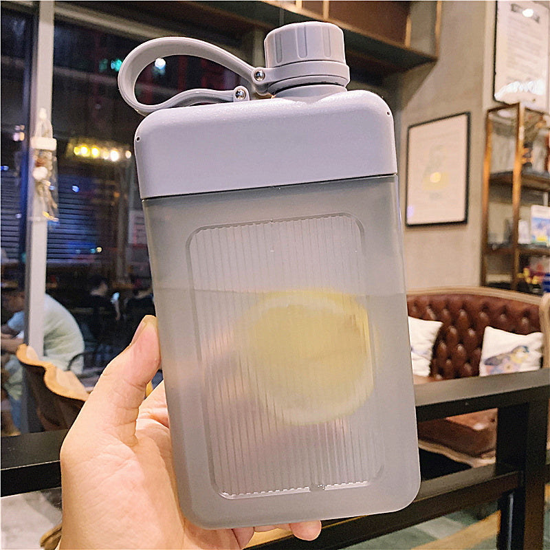 Korean Version Of Simple And Square Frosted Plastic Cup - Minihomy