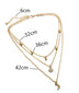 Moon Star Necklace Multilayer Necklace Set Sweater Chain - Minihomy