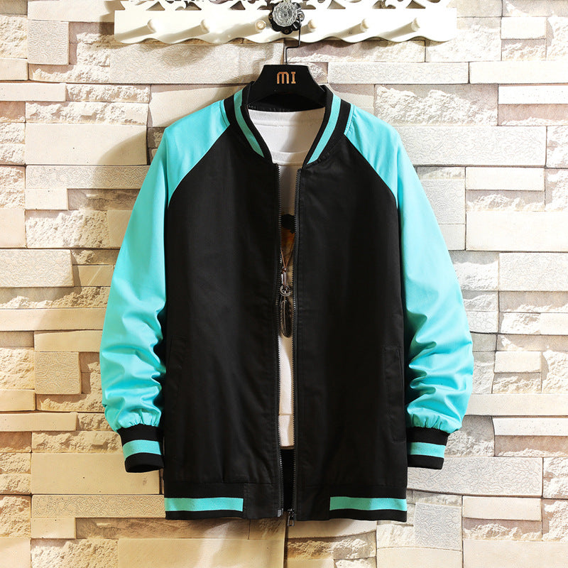 Men Casual Color Block Jacket - Minihomy